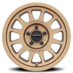 Aluminum Wheels 17x9 Bead Grip MR703 Bolt Pattern 8 On 165.1 Offset -12 Lip Size 1.18 Method Bronze BRZ Method