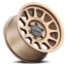 Aluminum Wheels 17x9 Bead Grip MR703 Bolt Pattern 8 On 165.1 Offset -12 Lip Size 1.18 Method Bronze BRZ Method