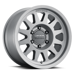 Aluminum Wheels 15x7 Bead Grip MR704 Bolt Pattern 5 On 100 Offset 15 Lip Size 1.18 Titanium SL Method