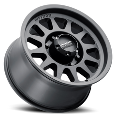 Aluminum Wheels 17x9 Bead Grip MR704 Bolt Pattern 8 On 180 Offset 18 Lip Size 1.77 Matte Black MB Method