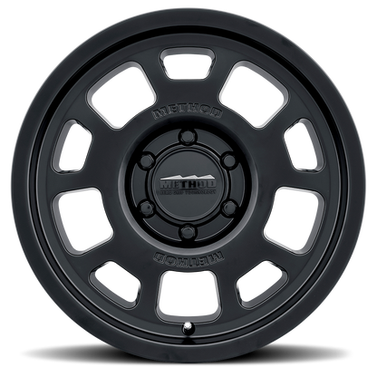 Aluminum Wheels 17x8.5 Bead Grip MR705 Bolt Pattern 8 On 180 Offset 0 Lip Size 1.22 Matte Black MB Method