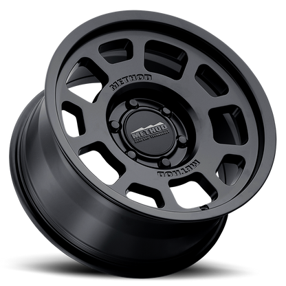 Aluminum Wheels 17x8.5 Bead Grip MR705 Bolt Pattern 8 On 180 Offset 0 Lip Size 1.22 Matte Black MB Method