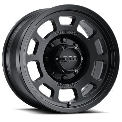 Aluminum Wheels 18x9 Bead Grip MR705 Bolt Pattern 8 On 180 Offset 18 Lip Size 1.22 Matte Black MB Method
