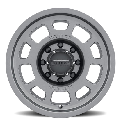 Aluminum Wheels 18x9 Bead Grip MR705 Bolt Pattern 8 On 180 Offset 18 Lip Size 1.22 Titanium SL Method