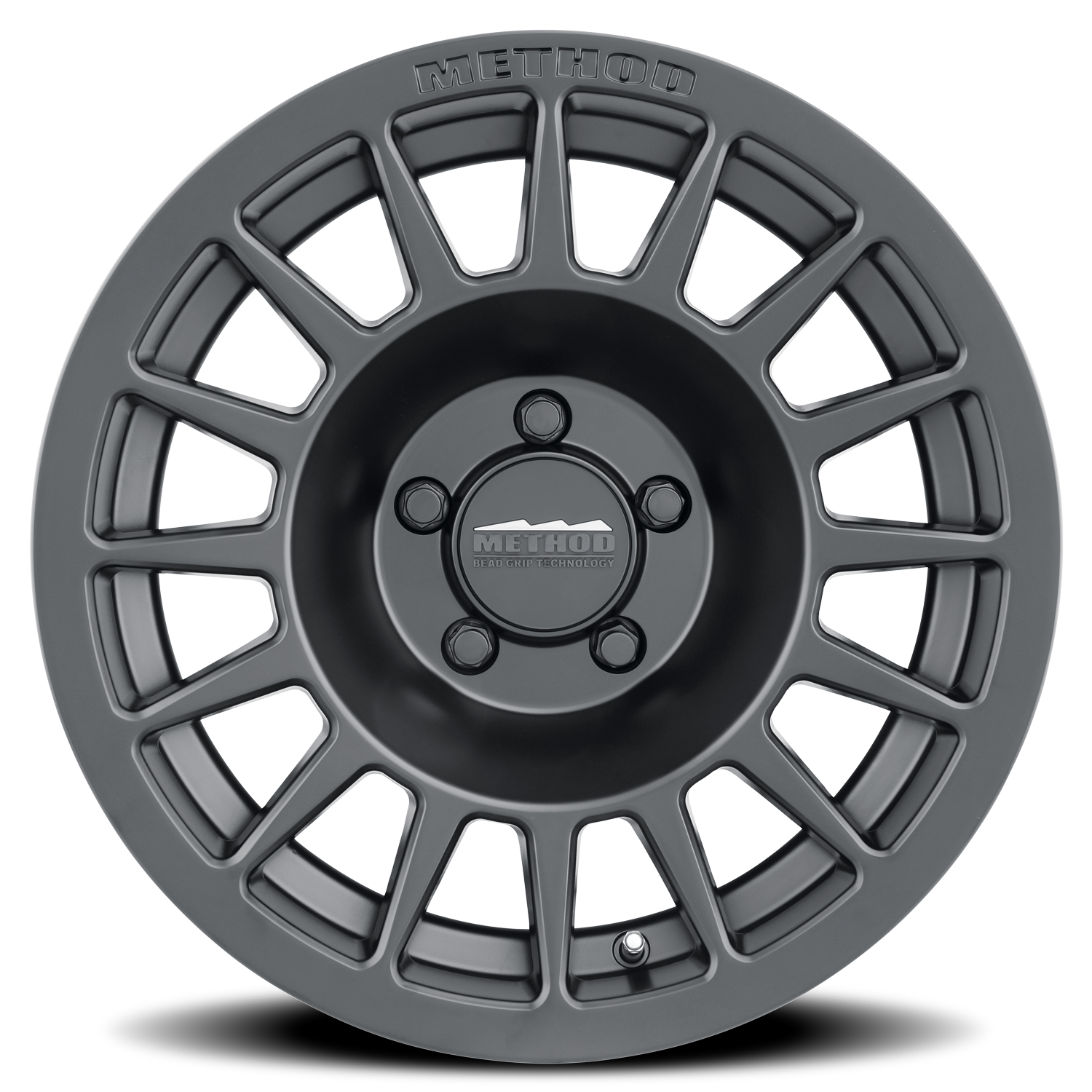 Aluminum Wheels 15x7 Bead Grip MR707 Bolt Pattern 5 On 100 Offset 15 Lip Size 0 Matte Black MB Method