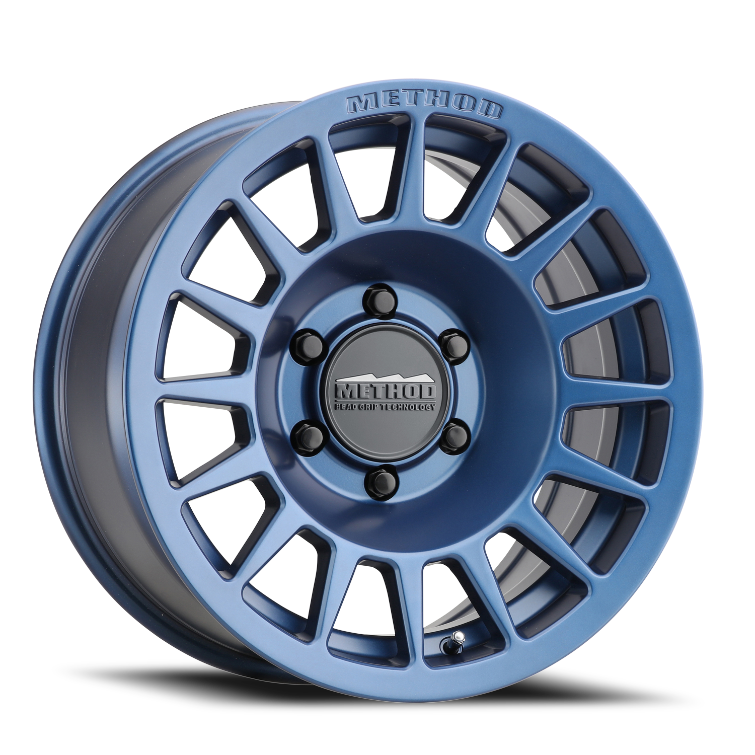 Aluminum Wheels 18x9 Bead Grip MR707 Bolt Pattern 6 On 139.7 Offset 18 Lip Size 0 Bahia Blue BL Method