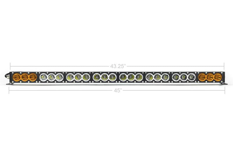 Dual Function Amber/White LED Light Bar Prinsu Mounting Bracket Kit