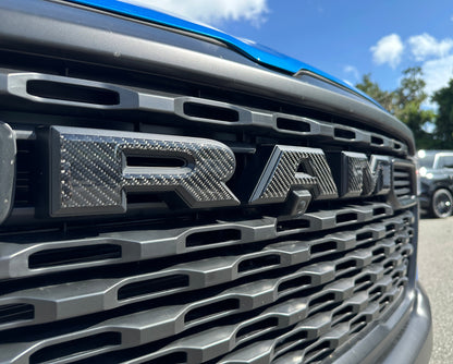 Grille Letter Overlays Fits 2025-2026 Ram 1500/2500/3500