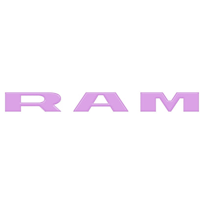 Grille Letter Overlays Fits 2025-2026 Ram 1500/2500/3500