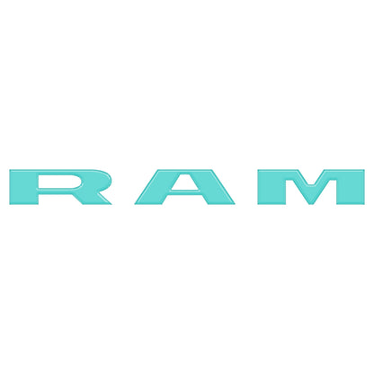Grille Letter Overlays Fits 2025-2026 Ram 1500/2500/3500