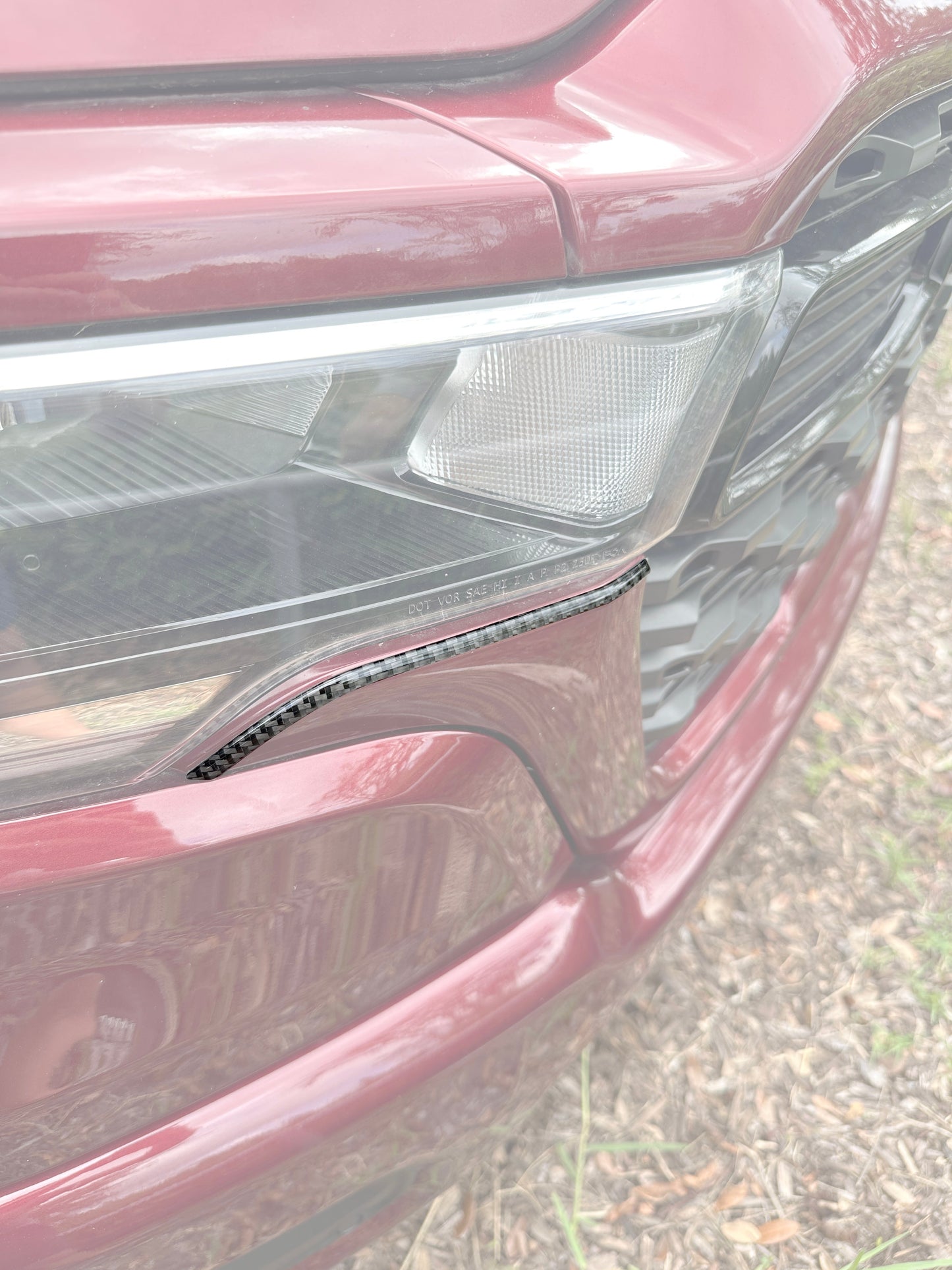 Grille Side Line Accent Trim Fits 2025-2026 Ram 1500