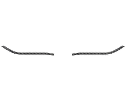 Grille Side Line Accent Trim Fits 2025-2026 Ram 1500