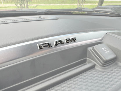 Center Dash Letter Overlays Fits 2025-2026 Ram 1500/2500/3500