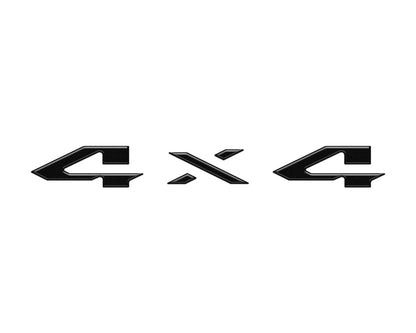 4x4 Tailgate Emblem Letter Overlays Fits 2025-2026 Ram 1500/2500/3500