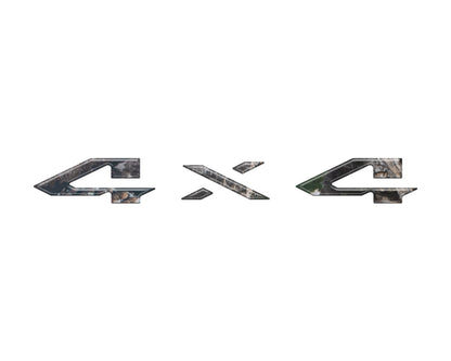 4x4 Tailgate Emblem Letter Overlays Fits 2025-2026 Ram 1500/2500/3500