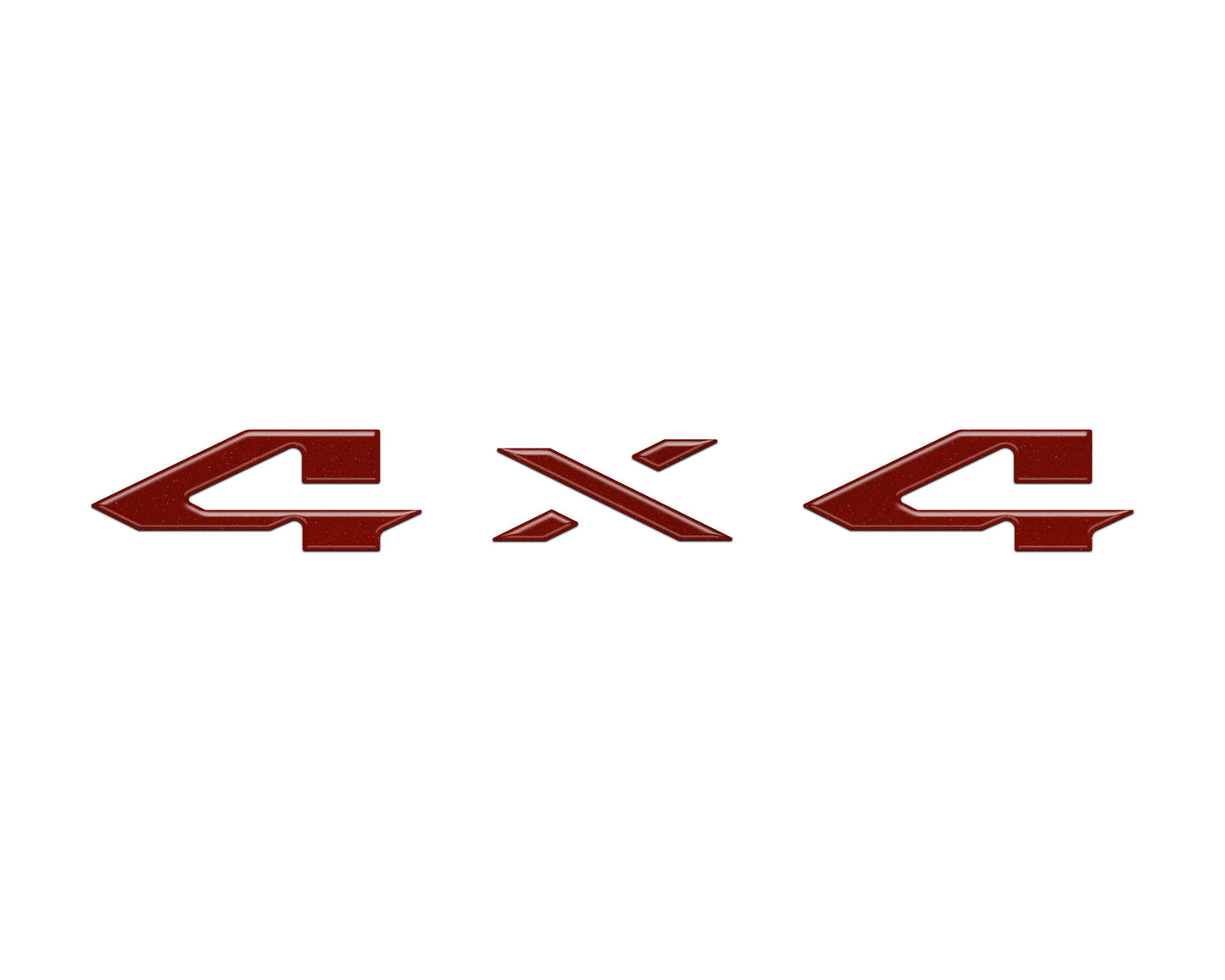 4x4 Tailgate Emblem Letter Overlays Fits 2025-2026 Ram 1500/2500/3500
