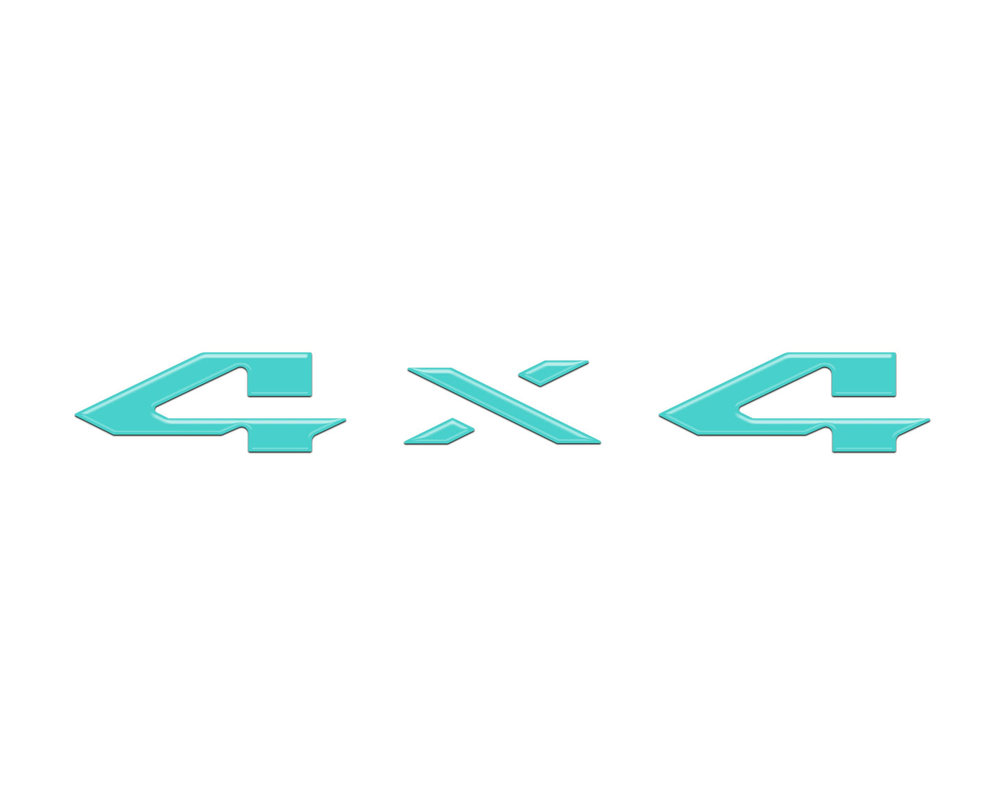 4x4 Tailgate Emblem Letter Overlays Fits 2025-2026 Ram 1500/2500/3500