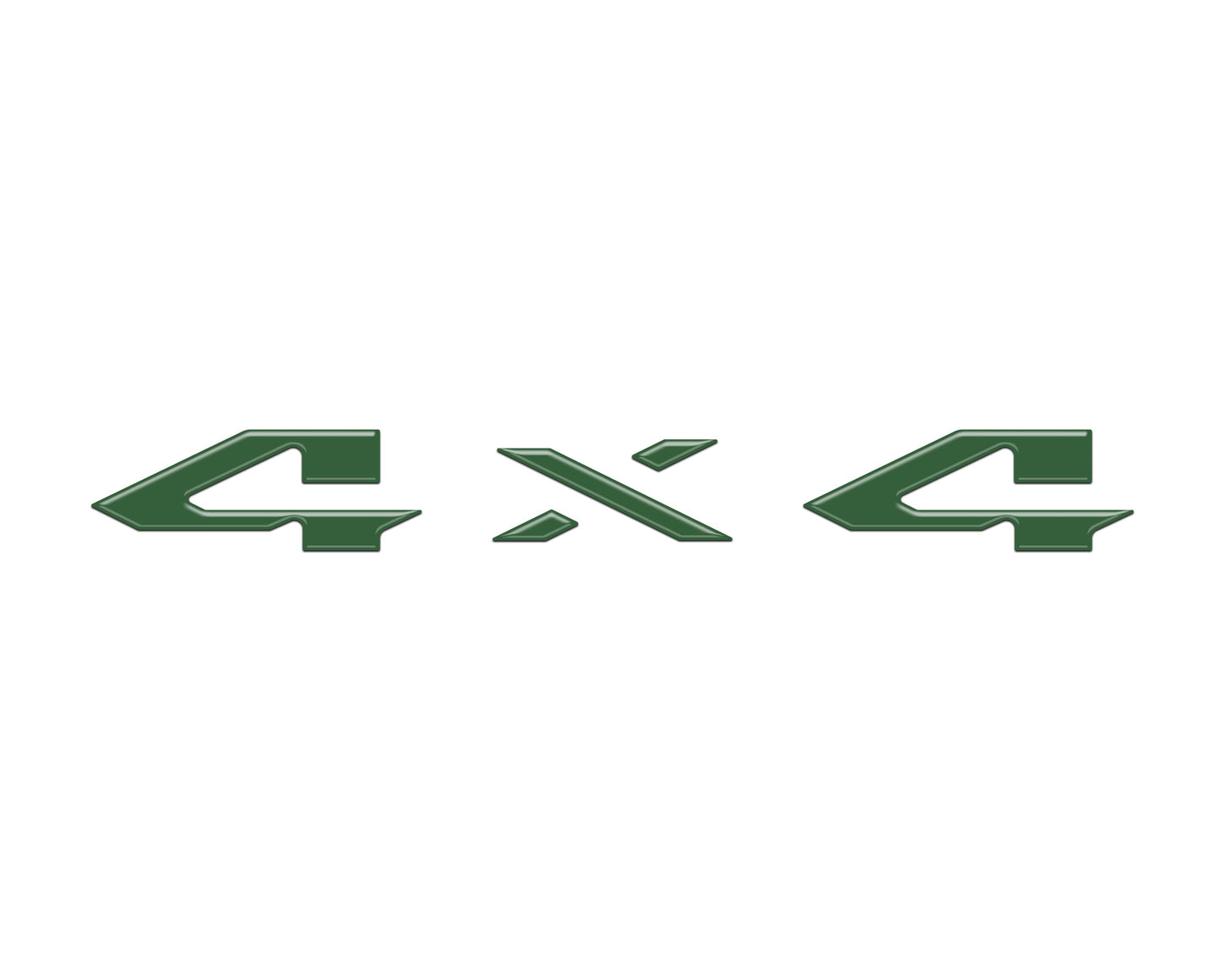 4x4 Tailgate Emblem Letter Overlays Fits 2025-2026 Ram 1500/2500/3500