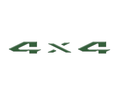 4x4 Tailgate Emblem Letter Overlays Fits 2025-2026 Ram 1500/2500/3500