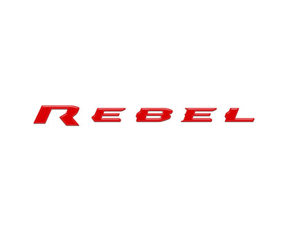 Rebel Tailgate Emblem Letter Inserts Fits 2025-2026 Ram 1500/2500/3500