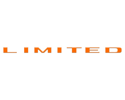 Limited Tailgate Emblem Letter Overlays Fits 2025-2027 Ram 2500/3500