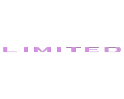 Limited Tailgate Emblem Letter Overlays Fits 2025-2027 Ram 2500/3500