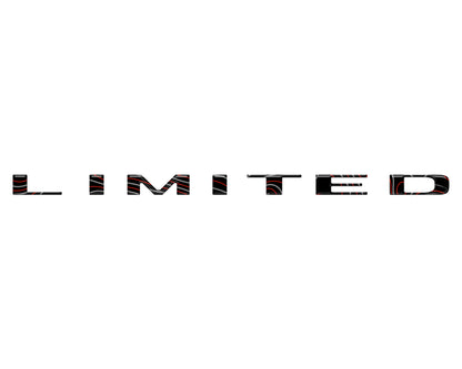 Limited Tailgate Emblem Letter Overlays Fits 2025-2027 Ram 2500/3500