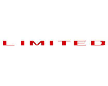 Limited Tailgate Emblem Letter Overlays Fits 2025-2027 Ram 2500/3500