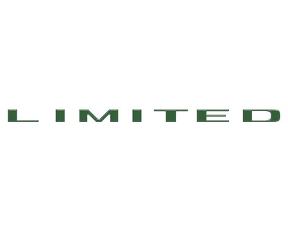 Limited Tailgate Emblem Letter Overlays Fits 2025-2027 Ram 2500/3500
