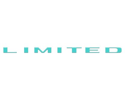 Limited Tailgate Emblem Letter Overlays Fits 2025-2027 Ram 2500/3500