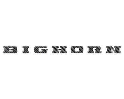 Bighorn Tailgate Emblem Letter Inserts Fits 2025-2026 Ram 1500/2500/3500