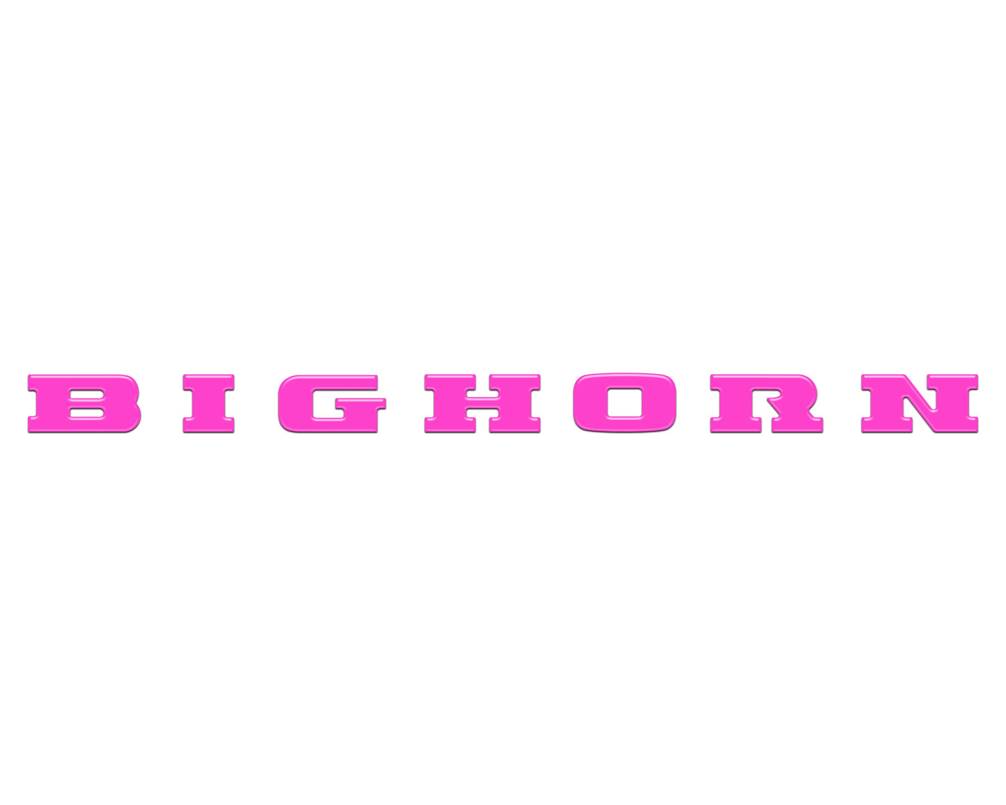 Bighorn Tailgate Emblem Letter Inserts Fits 2025-2026 Ram 1500/2500/3500