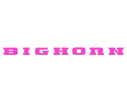 Bighorn Tailgate Emblem Letter Inserts Fits 2025-2026 Ram 1500/2500/3500