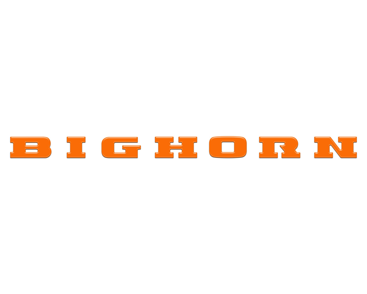 Bighorn Tailgate Emblem Letter Inserts Fits 2025-2026 Ram 1500/2500/3500