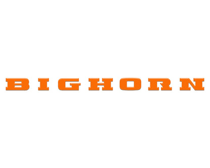 Bighorn Tailgate Emblem Letter Inserts Fits 2025-2026 Ram 1500/2500/3500