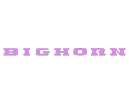 Bighorn Tailgate Emblem Letter Inserts Fits 2025-2026 Ram 1500/2500/3500