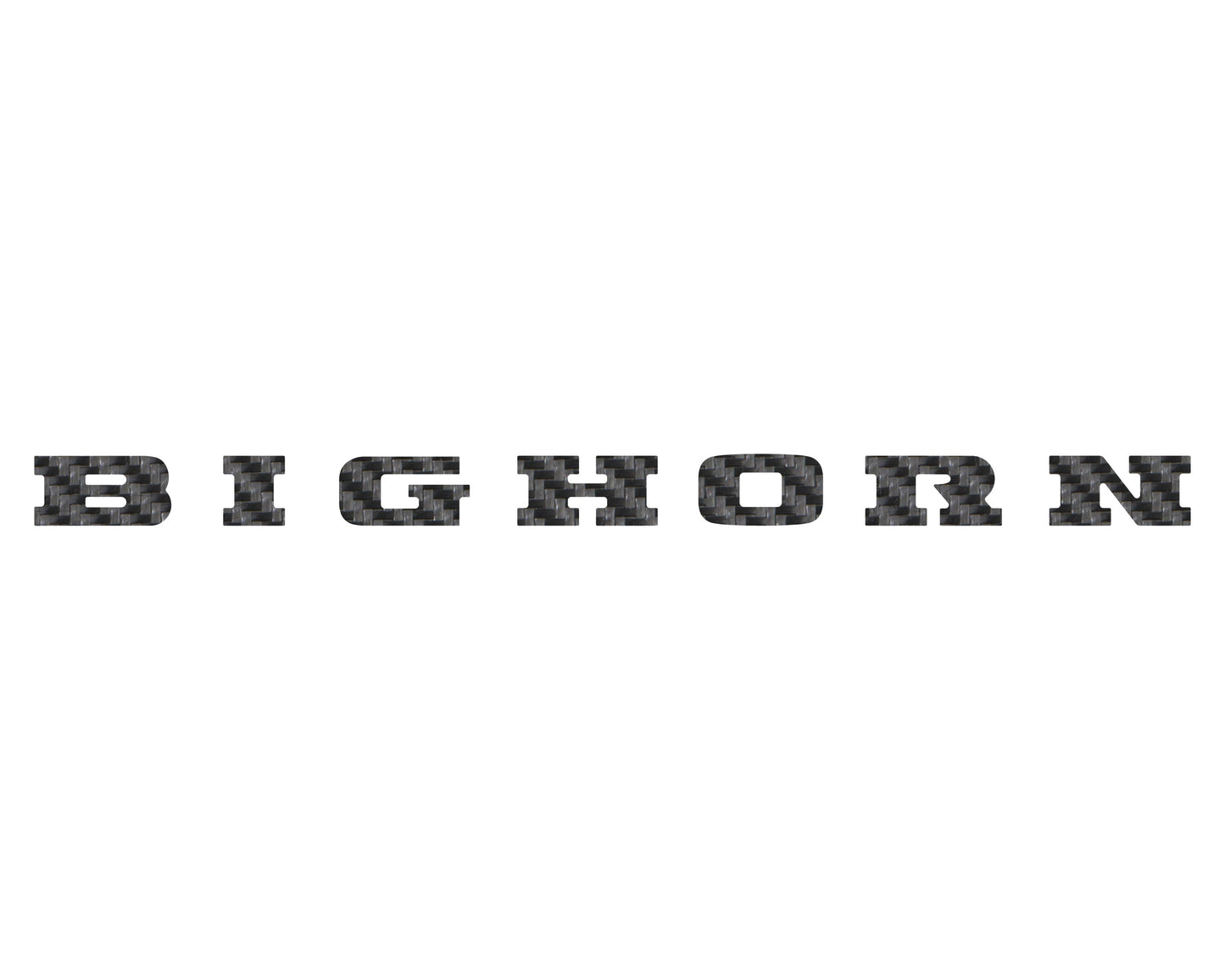 Bighorn Tailgate Emblem Letter Inserts Fits 2025-2026 Ram 1500/2500/3500