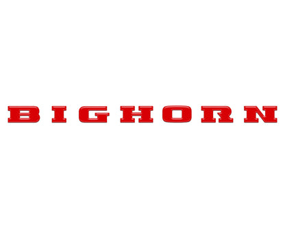 Bighorn Tailgate Emblem Letter Inserts Fits 2025-2026 Ram 1500/2500/3500