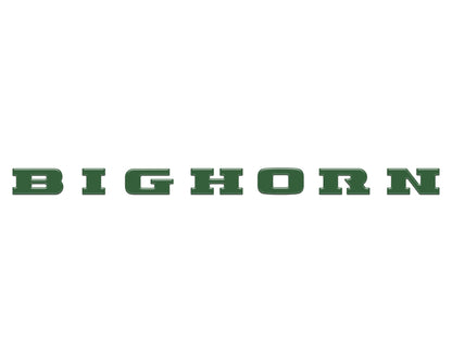 Bighorn Tailgate Emblem Letter Inserts Fits 2025-2026 Ram 1500/2500/3500