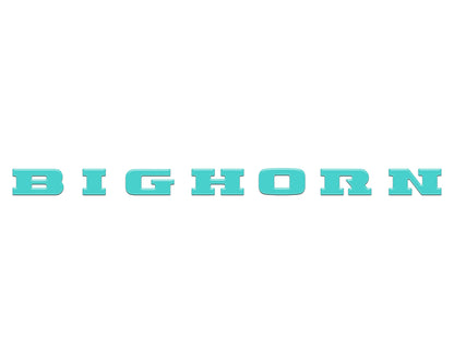 Bighorn Tailgate Emblem Letter Inserts Fits 2025-2026 Ram 1500/2500/3500