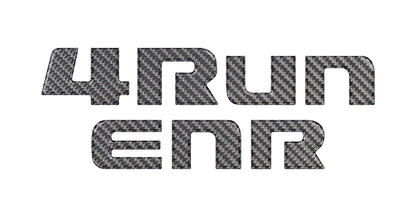 Rear Hatch Letter Overlays Fits 2010-2024 Toyota 4Runner