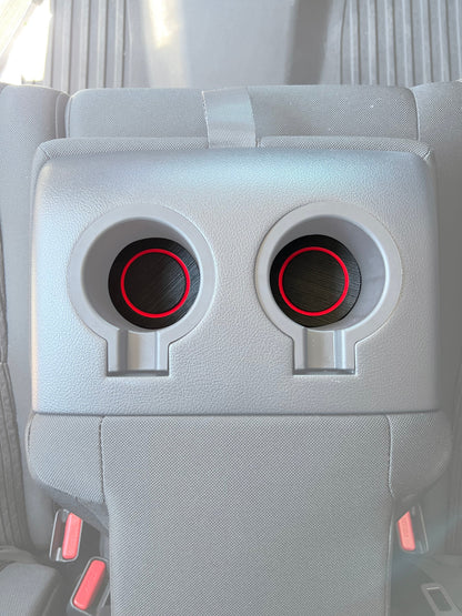 Rear Cupholder Foam Inserts Fits 2010-2024 Toyota 4 Runner