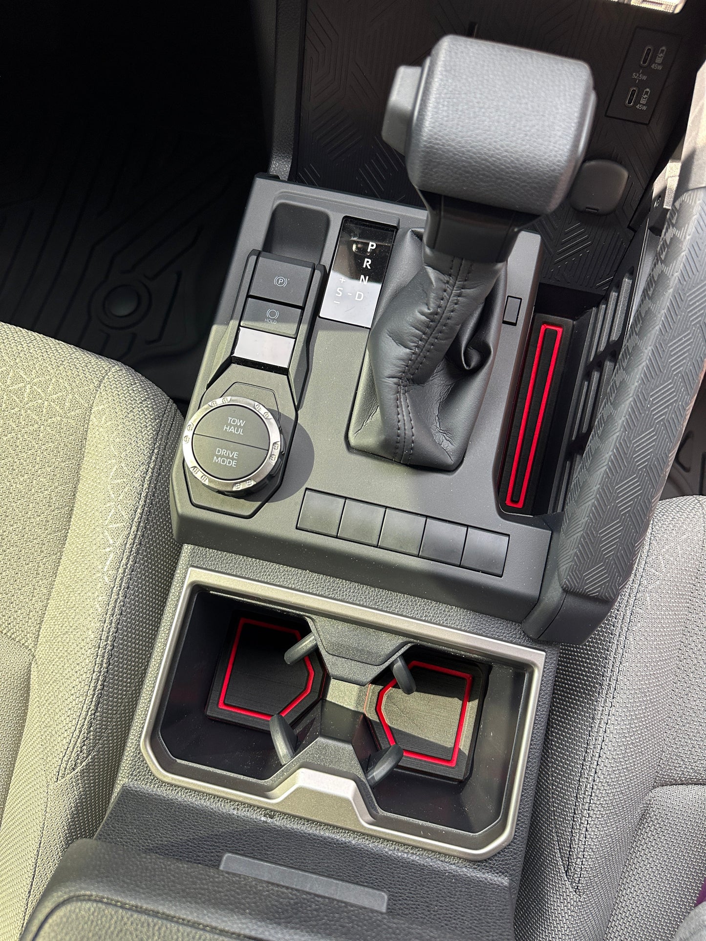 Center Console/Cupholder Inserts Fits 2025-2026 Toyota 4runner
