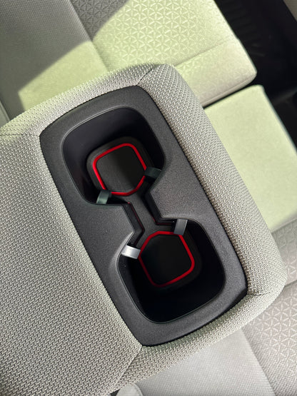 Rear Seat Cupholder Foam Inserts Fits 2025-2026 Toyota 4runner