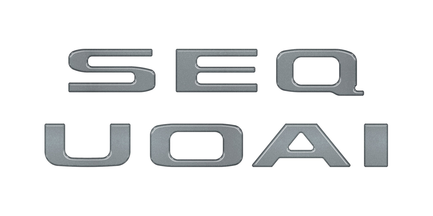 Rear Hatch Letter Overlays Fits 2023-2026 Toyota Sequoia