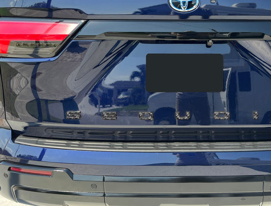 Rear Hatch Letter Overlays Fits 2023-2026 Toyota Sequoia