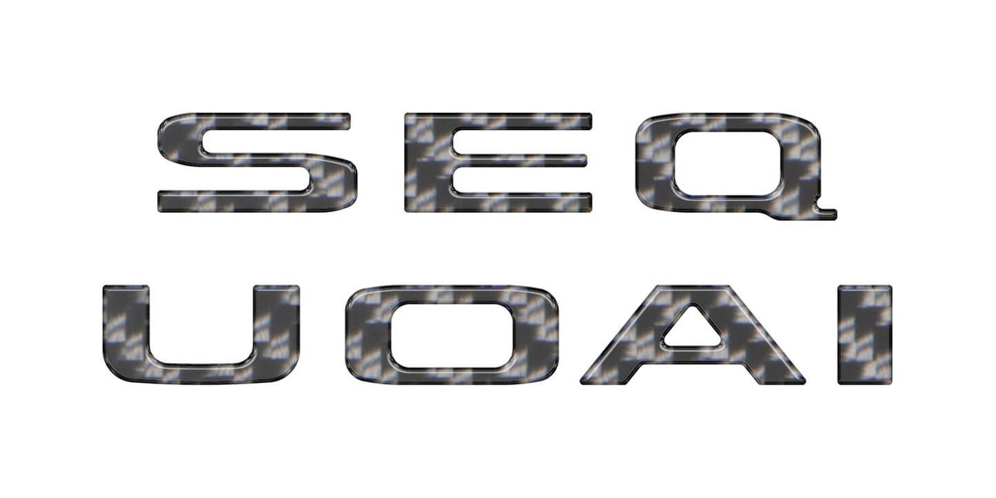 Rear Hatch Letter Overlays Fits 2023-2026 Toyota Sequoia