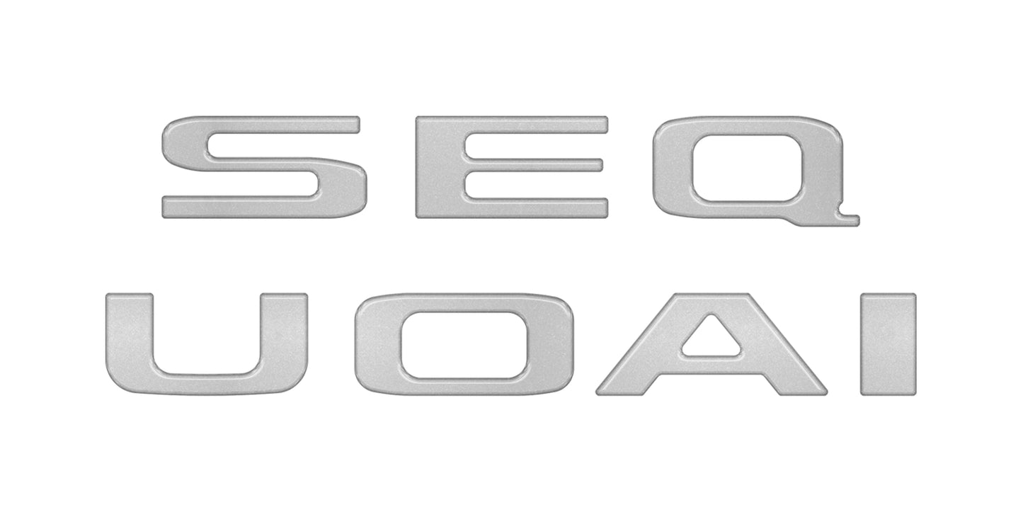 Rear Hatch Letter Overlays Fits 2023-2026 Toyota Sequoia