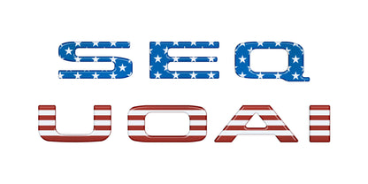 Rear Hatch Letter Overlays Fits 2023-2026 Toyota Sequoia