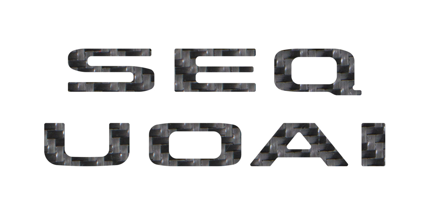Rear Hatch Letter Overlays Fits 2023-2026 Toyota Sequoia